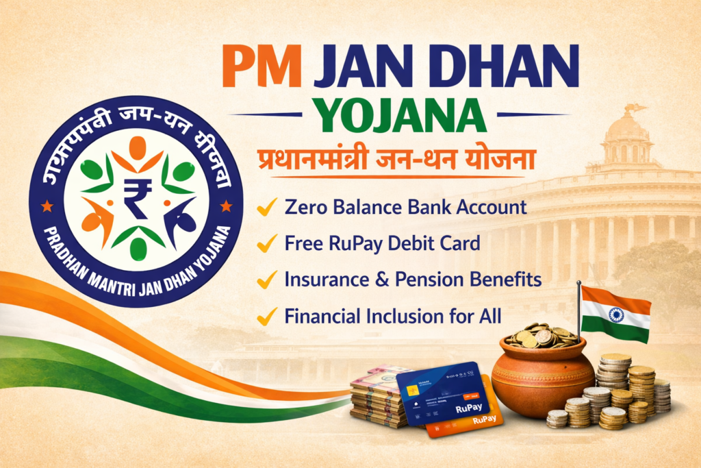 PM Jan Dhan Yojana (PMJDY)